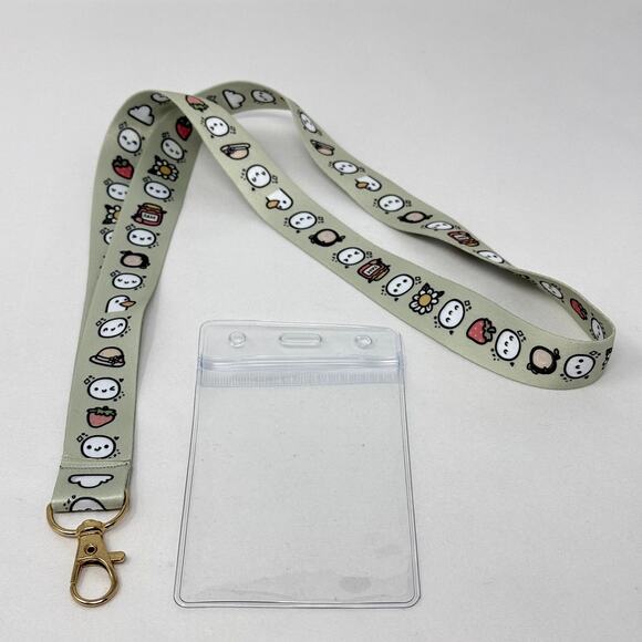 The Coffee Monsterz Co Emoti Lanyard Plastic ID Cardholder RARE TCMC Flower - Picture 1 of 5